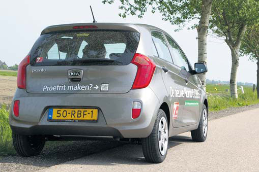 Kia Picanto test achterkant