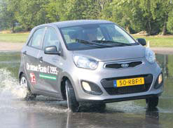 Kia Picanto test slipvlak