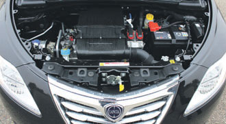 Lancia Ypsilon motorcompartiment