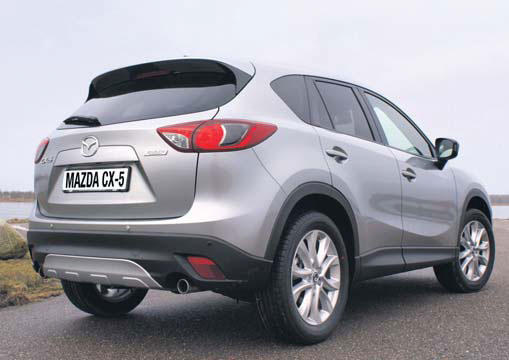 Mazda CX-5 test achterkant