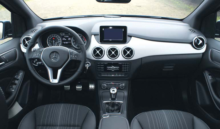 Mercedes-Benz B Klasse testverslag interieur