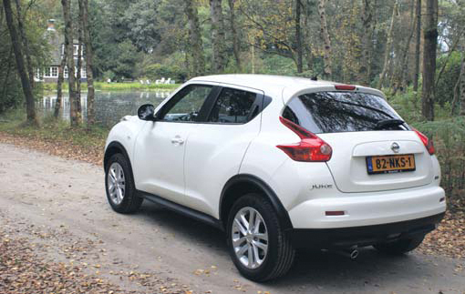 Nissan Juke testverslag achterkant