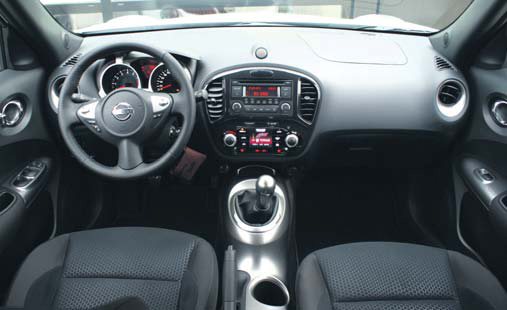 Nissan Juke testverslag interieur