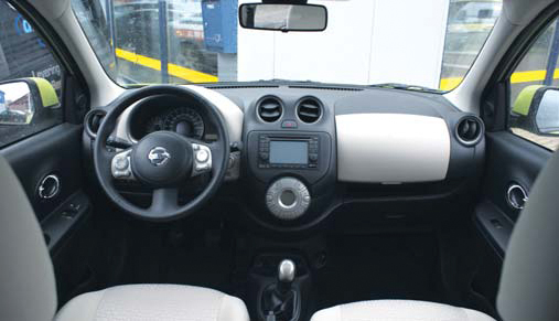 Nissan Micra testverslag interieur