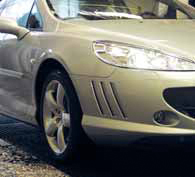 Peugeot 407 coupe test neusdetail