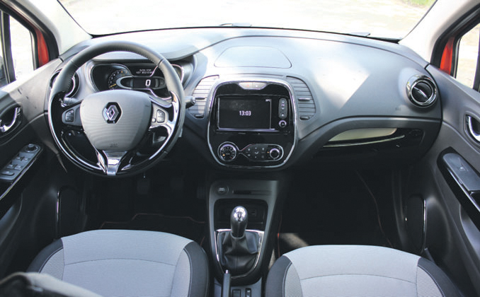 Renault Captur test interieur