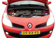 Renault Clio 1.5 dci expression test motorcompartiment