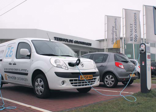Renault Kangoo ZE test laden