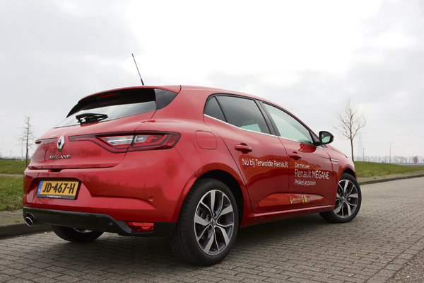 Renault Megane test 3kw back