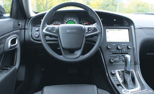 Saab 9-5 Sedan test interieur