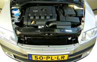 Skoda Octavia 2.0 TDI test motorcompartiment