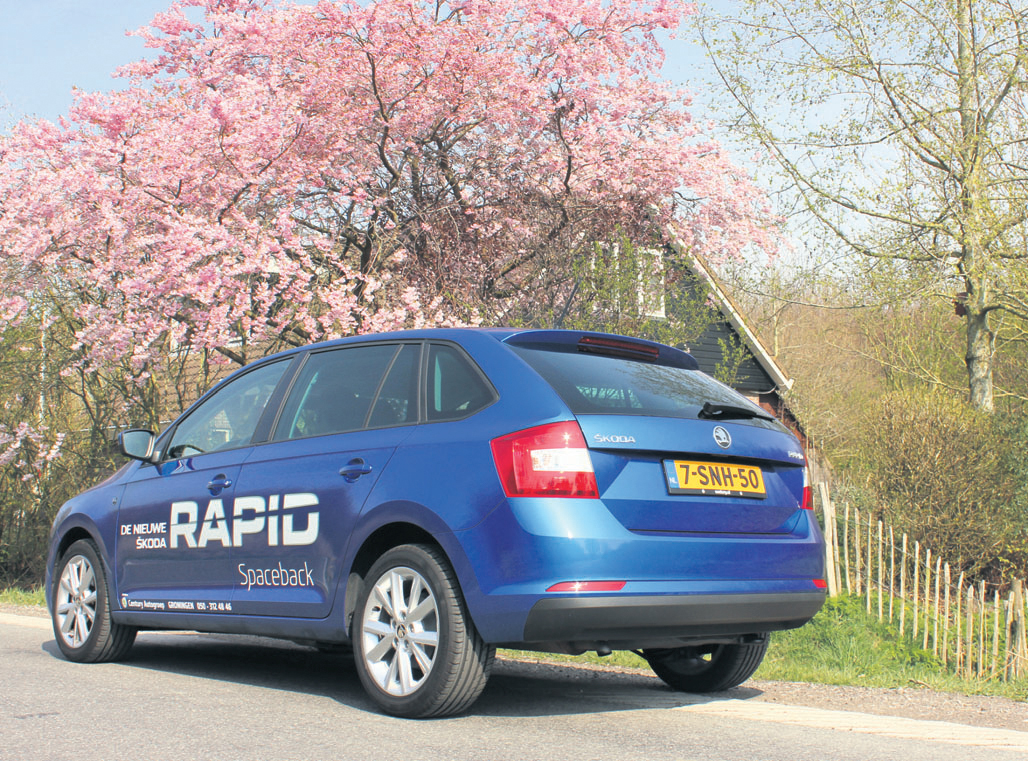 Skoda Rapid Spaceback achterkant