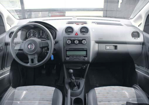Volkswagen Caddy Groengas test interieur