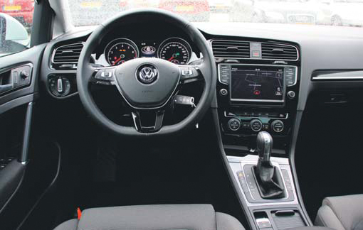 Volkswagen Golf VII test interieur