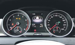 Volkswagen Golf VII test klokken