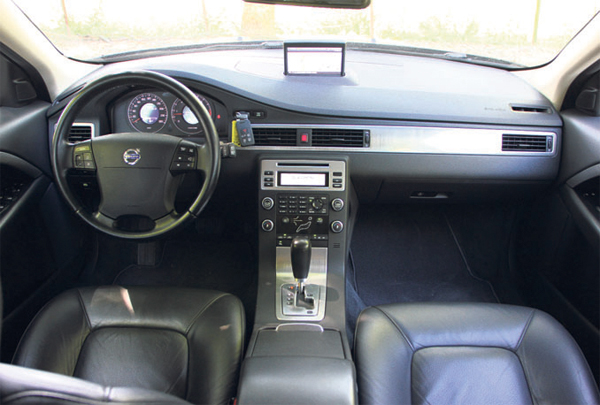 Volvo V70 vakantieauto interieur