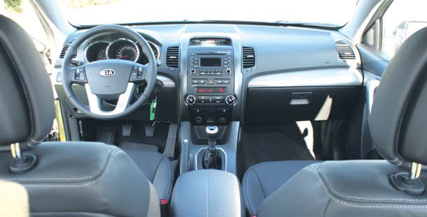 Kia Sorento test interieur