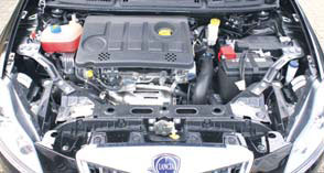 Lancia Delta 1.8 Turbo motorcompartiment