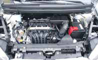Mitsubishi Colt Cleartec testverslag motorcompartiment