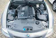 BMW Z4 test motorcompartiment