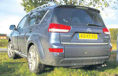 Citroen C-Crosser test achterkant