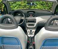 Citroen C3 Pluriel test interieur