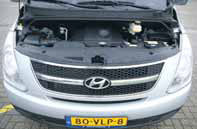 Hyundai H300 test motorcompartiment