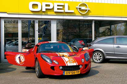 Lotus Elise test front