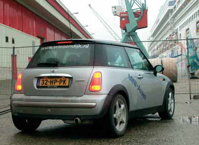 MINI Cooper testverslag achterkant