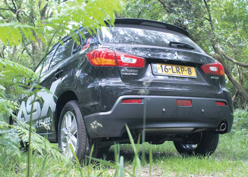 Mitsubishi ASX testverslag achterkant