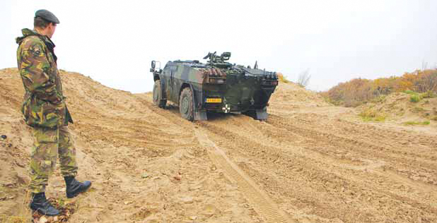 Fennek VWRN test hillclimb