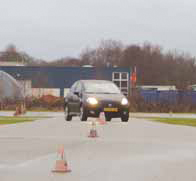 Fiat Grande Punto test slalom