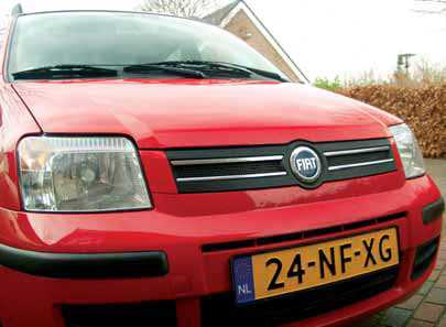 Fiat Panda test front