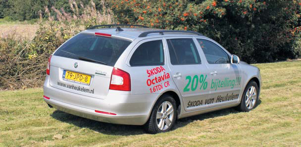 Skoda Octavia Combi test achterkant