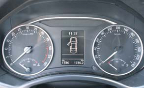 Skoda Octavia Combi test klokken