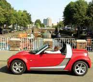 smart Roadster test zijkant