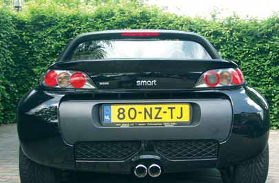 Smart Roadster Brabus test back