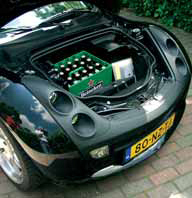 Smart Roadster Brabus test kofferbak