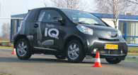 Toyota iQ test slalom