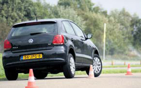 Volkswagen Polo Comfortline test slalom