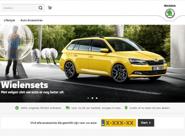 Slim: Originele ŠKODA-accessoires nu ook in de ŠKODA-webshop