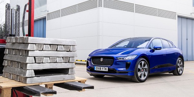 Van I-PACE tot I-PACE: JAGUAR LAND ROVER geeft aluminium tweede leven