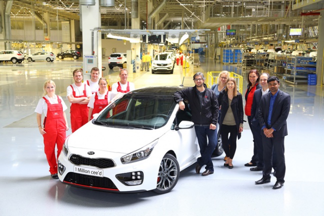 Productie 1 miljoenste Kia cee’d