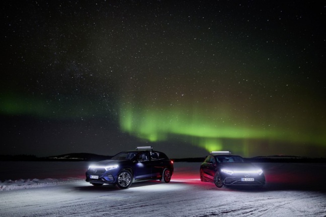 Duurtest bij -26&deg;: wintertests op de poolcirkel van de nieuwste remsystemen voor toekomstige elektroplatforms van Mercedes-Benz