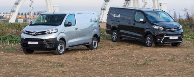 Toyota lanceert nieuwe PROACE 4×4 modellen