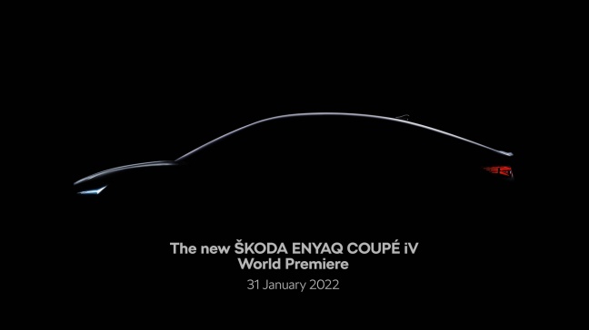 ŠKODA ENYAQ COUPÉ iV: wereldpremière op 31 januari