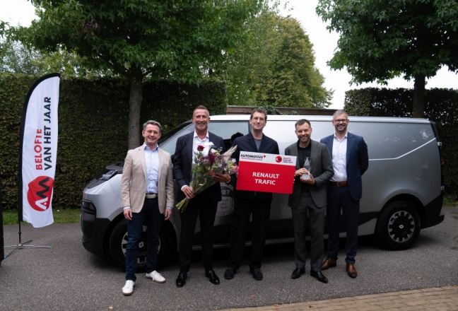 Nieuwe Renault Trafic Van E-Tech electric uitgeroepen tot Belofte van het Jaar 2027