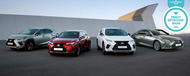 CONSUMENTENBOND: LEXUS meest betrouwbare merk 2020