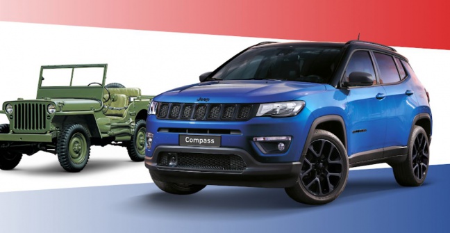 Jeep&reg; Compass Night Eagle Liberty Edition viert 75 jaar vrijheid in Nederland