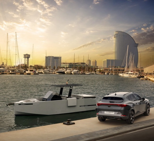 CUPRA en De Antonio Yachts onthullen nieuwe D28 Formentor e-HYBRID